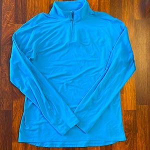 Lululemon 1/4 zip long sleeve athletic top.